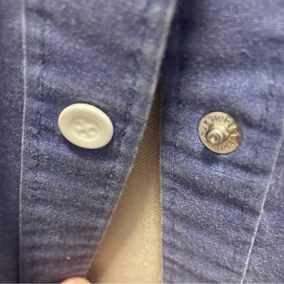 Vintage short sleeve strawberry pattern pocket robe dress mumu smock size M L - Picture 8 of 15